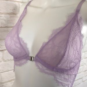 $3/20 FREE PEOPLE INTIMATELY LILAC LACE BRA NWOT